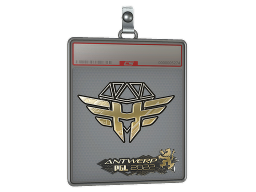 Sticker Slab Heroic Gold Antwerp 2022