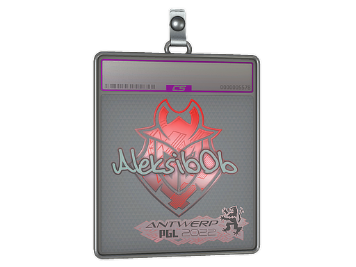 Sticker Slab Aleksib Holo Antwerp 2022