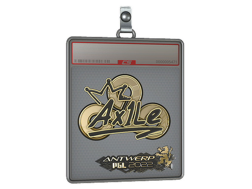 Sticker Slab Ax1Le Gold Antwerp 2022