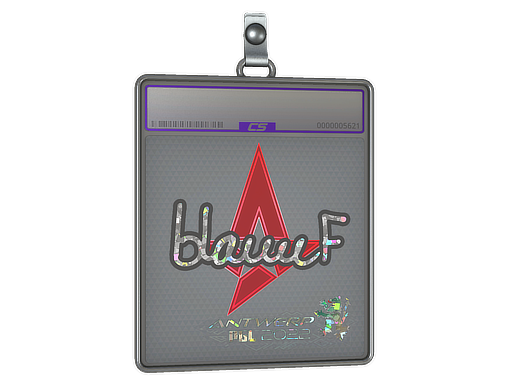 Sticker Slab blameF Glitter Antwerp 2022