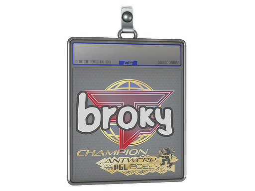 Sticker Slab broky Champion Antwerp 2022