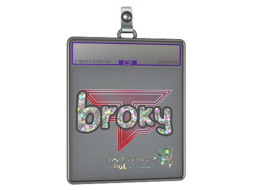 Sticker Slab broky Glitter Antwerp 2022