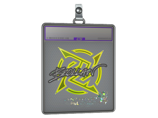 Sticker Slab Brollan Glitter Antwerp 2022