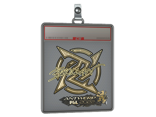 Sticker Slab Brollan Gold Antwerp 2022