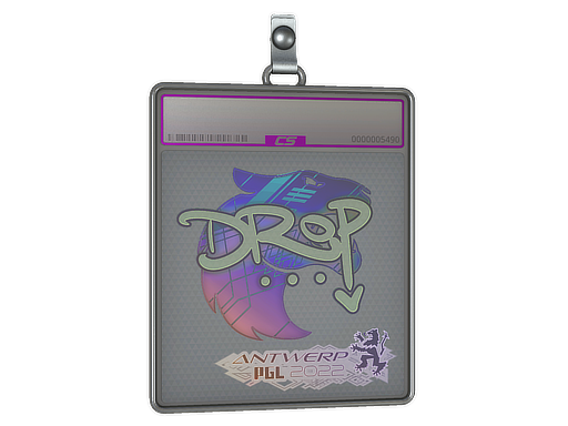 Sticker Slab drop Holo Antwerp 2022