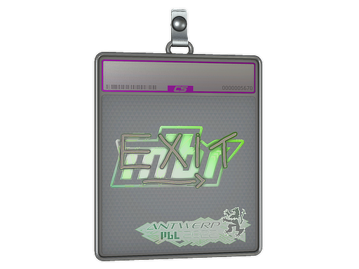 Sticker Slab exit Holo Antwerp 2022