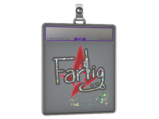 Sticker Slab Farlig Glitter Antwerp 2022