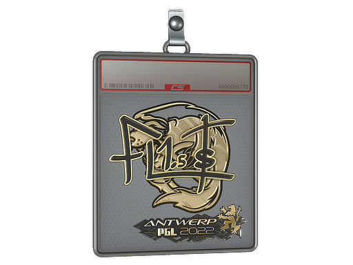 Sticker Slab FL1T Gold Antwerp 2022