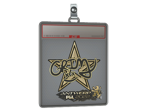 Sticker Slab Grim Gold Antwerp 2022