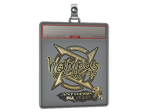 Sticker Slab hampus Gold Antwerp 2022