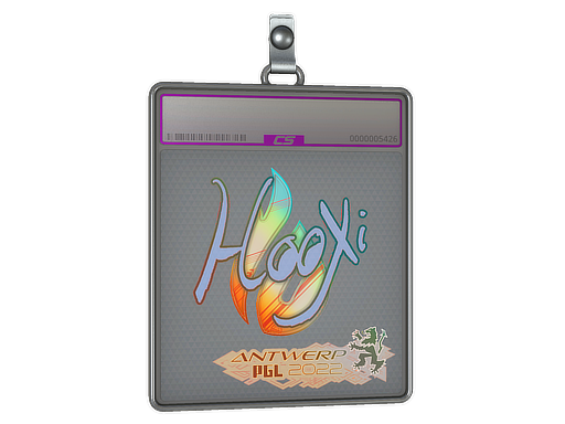 Sticker Slab HooXi Holo Antwerp 2022