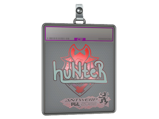 Sticker Slab huNter Holo Antwerp 2022