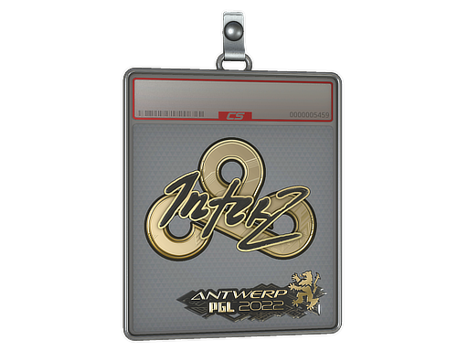 Sticker Slab interz Gold Antwerp 2022