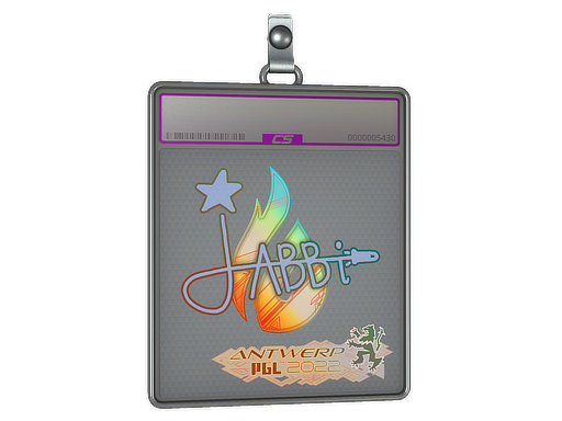 Sticker Slab jabbi Holo Antwerp 2022