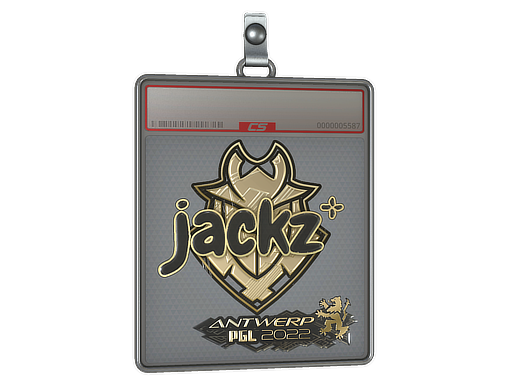Sticker Slab JaCkz Gold Antwerp 2022
