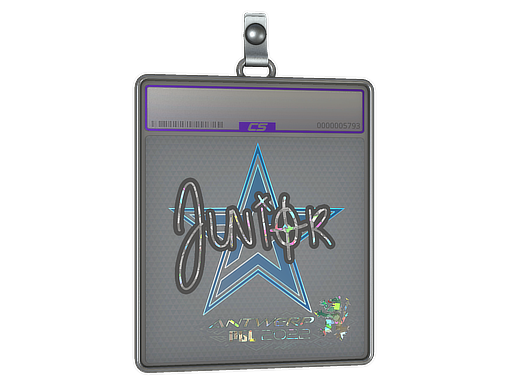 Sticker Slab junior Glitter Antwerp 2022