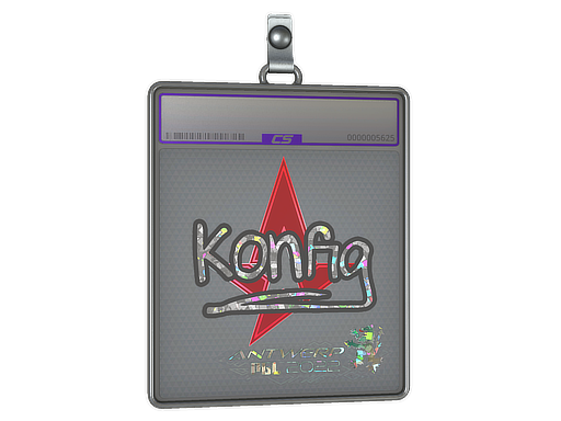 Sticker Slab k0nfig Glitter Antwerp 2022