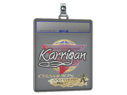 Sticker Slab karrigan Champion Antwerp 2022