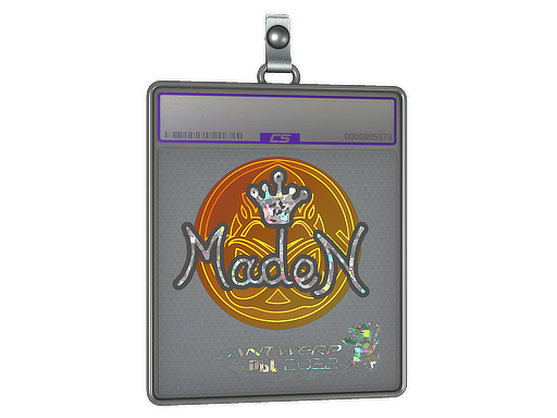 Sticker Slab maden Glitter Antwerp 2022