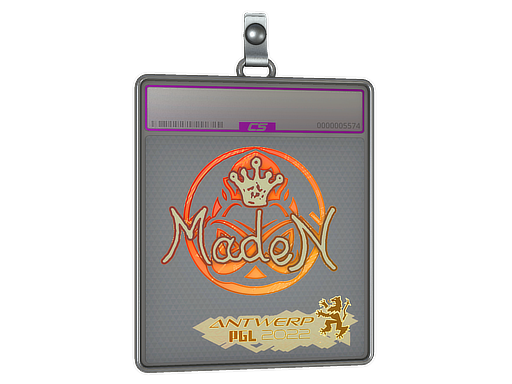 Sticker Slab maden Holo Antwerp 2022