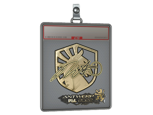 Sticker Slab nitr0 Gold Antwerp 2022