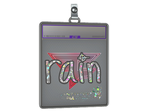 Sticker Slab rain Glitter Antwerp 2022