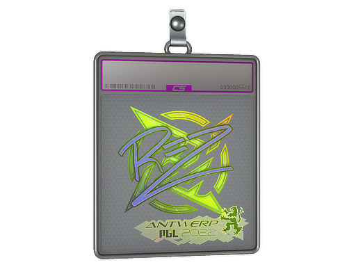 Sticker Slab REZ Holo Antwerp 2022