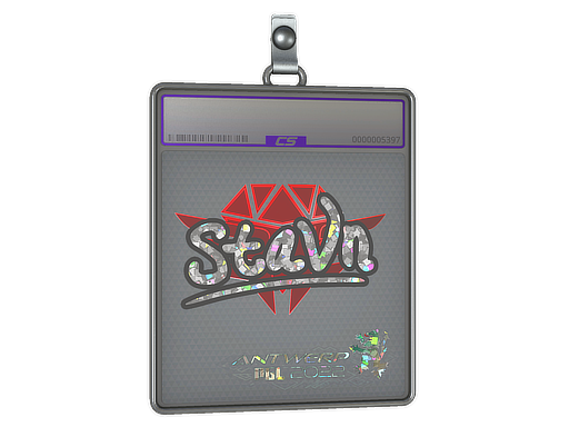 Sticker Slab stavn Glitter Antwerp 2022