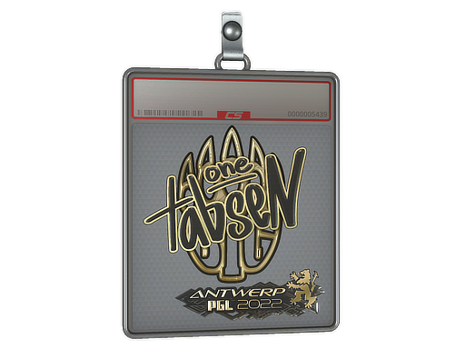 Sticker Slab tabseN Gold Antwerp 2022