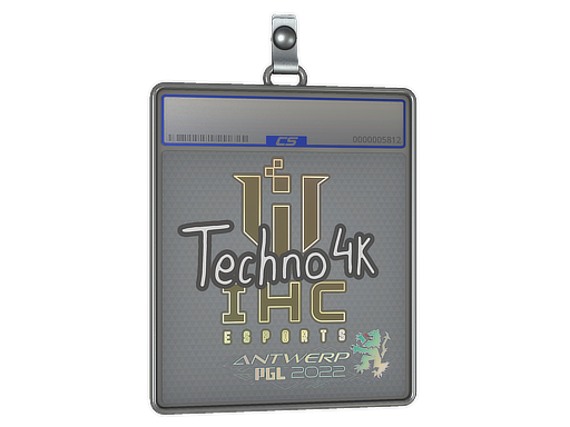 Sticker Slab Techno4K Antwerp 2022