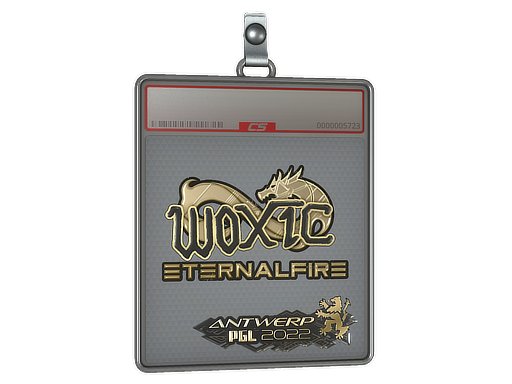 Sticker Slab woxic Gold Antwerp 2022
