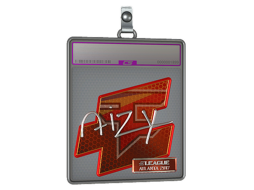 Sticker Slab aizy Foil Atlanta 2017