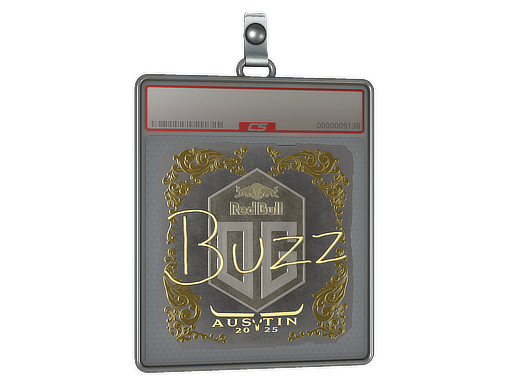 Sticker Slab Buzz Gold Austin 2025