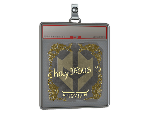 Sticker Slab chayJESUS Gold Austin 2025