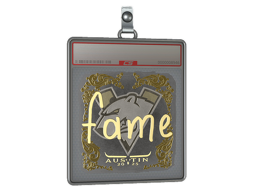 Sticker Slab fame Gold Austin 2025
