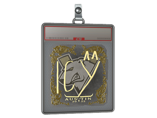 Sticker Slab ICY Gold Austin 2025