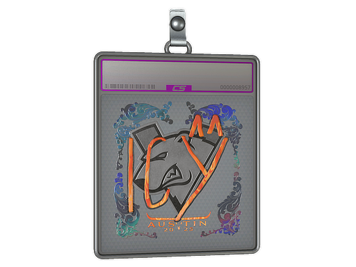 Sticker Slab ICY Holo Austin 2025
