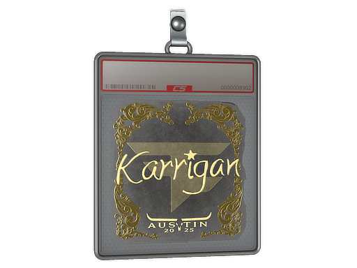 Sticker Slab karrigan Gold Austin 2025