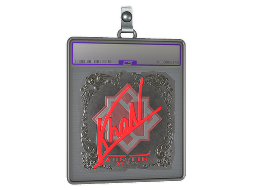 Sticker Slab khaN Foil Austin 2025