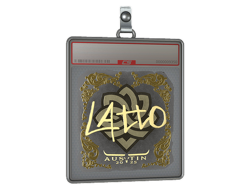 Sticker Slab latto Gold Austin 2025