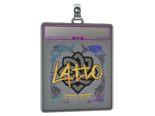 Sticker Slab latto Holo Austin 2025