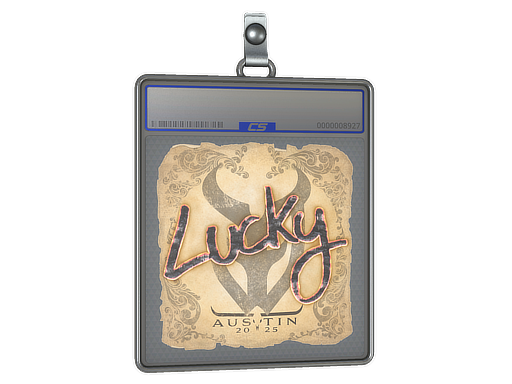 Sticker Slab Lucky Austin 2025