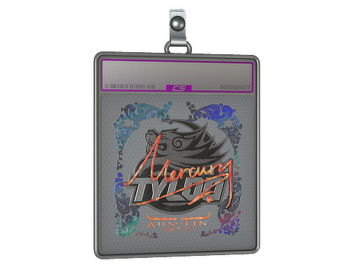 Sticker Slab Mercury Holo Austin 2025