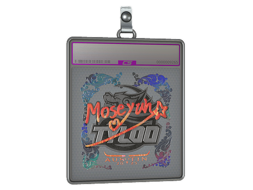 Sticker Slab Moseyuh Holo Austin 2025