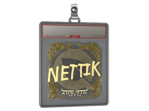 Sticker Slab nettik Gold Austin 2025