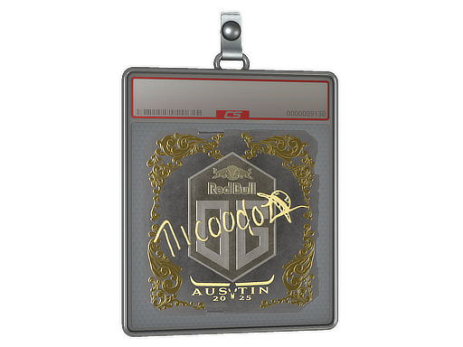 Sticker Slab nicoodoz Gold Austin 2025