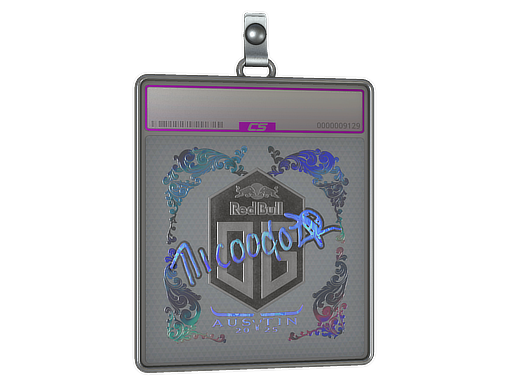 Sticker Slab nicoodoz Holo Austin 2025