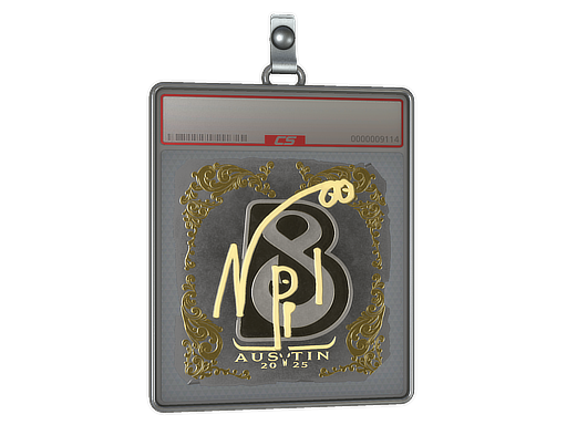 Sticker Slab npl Gold Austin 2025
