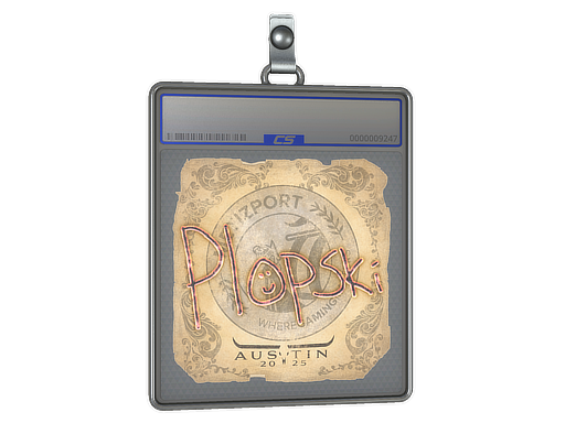 Sticker Slab Plopski Austin 2025