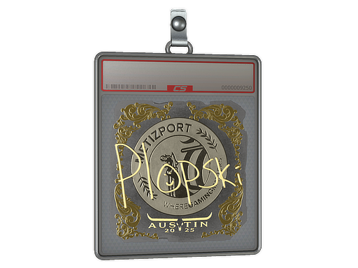 Sticker Slab Plopski Gold Austin 2025